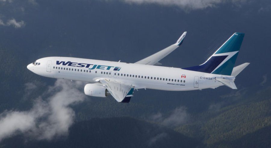 Papá Noel voló por Westjet