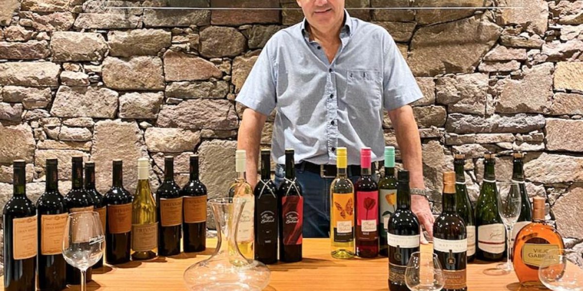 Jorge Rubio en la bodega Jorge Rubio en la bodega
