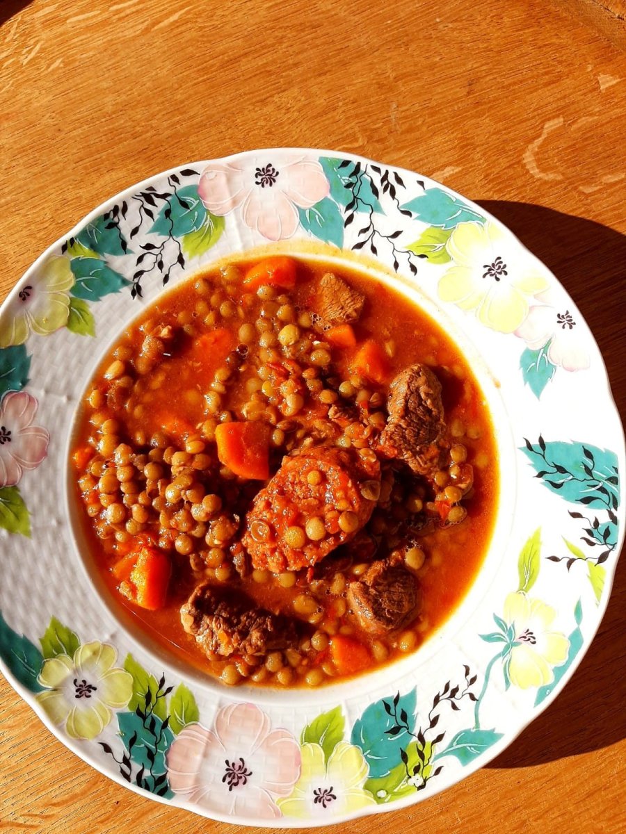 Guiso de lentejas