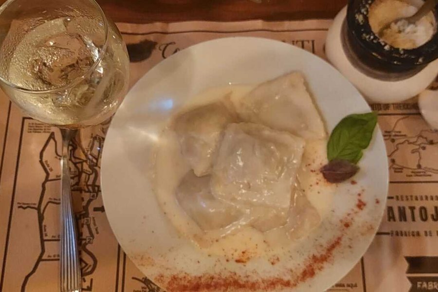 Las pastas con cordero serrano o pescado.