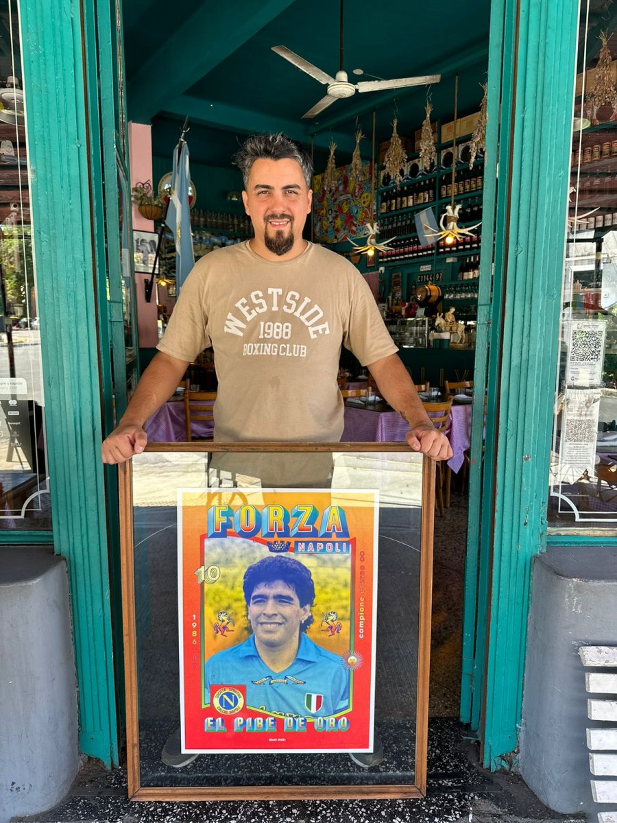 Cristian Díaz , dueño de Olivera, el Bodegón.