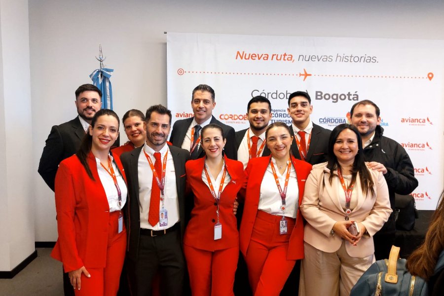 El Plantel de Avianca en el lanzamiento